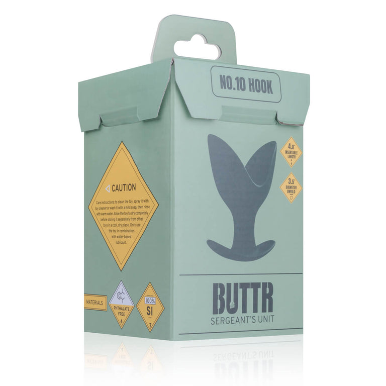 Large Hook Anchor Butt Plug 4.3 Inch by BUTTR on Ricky.com