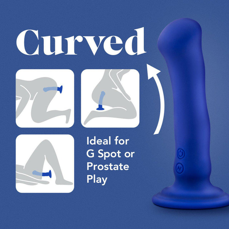 Impressions N2 Curvy Vibrating Dildo 6.5 Inch