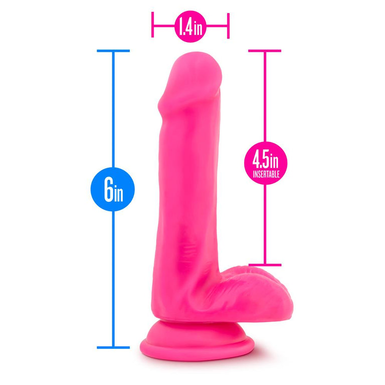 Neo Elite Regular Dual Density Silicone Dildo 6 Inch by Neo Elite on Ricky.com