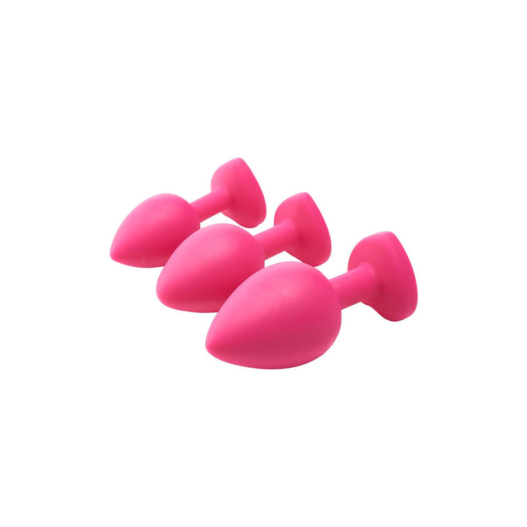 Flirts Silicone Anal Training Kit with Gemstone