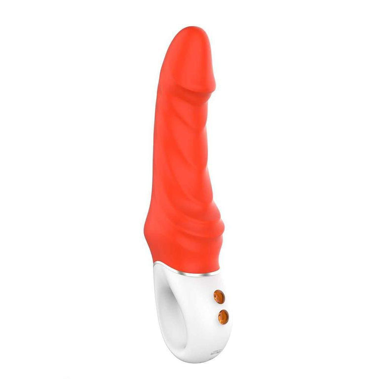 Real Pleasure Dildo Vibrator - with Loop Handle