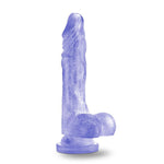 Realistic Glitter Dildo with Suction Cup 8.5 Inch by Blush on Ricky.com