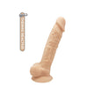Straight Silicone Dual Density Dildo 7 Inch