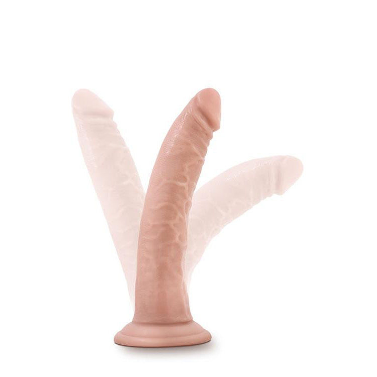 Regular Curved Realistic Dildo with Suction Cup 7 Inch by Dr Skin on Ricky.com