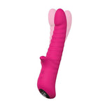 Rotating Rechargeable Dildo Vibrator with Clitoral Arm 8.6 Inch by Dream Toys on Ricky.com