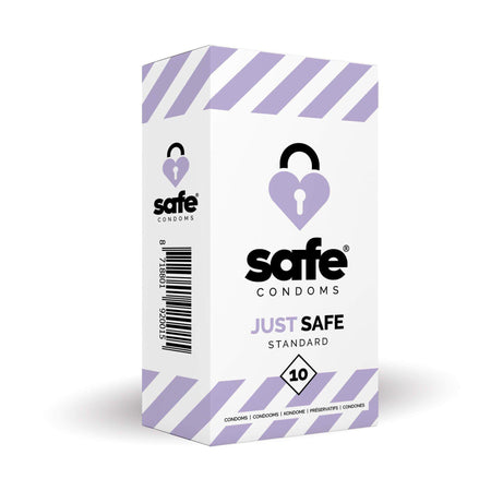 Safe Condoms Just Safe Standard 10 Pack