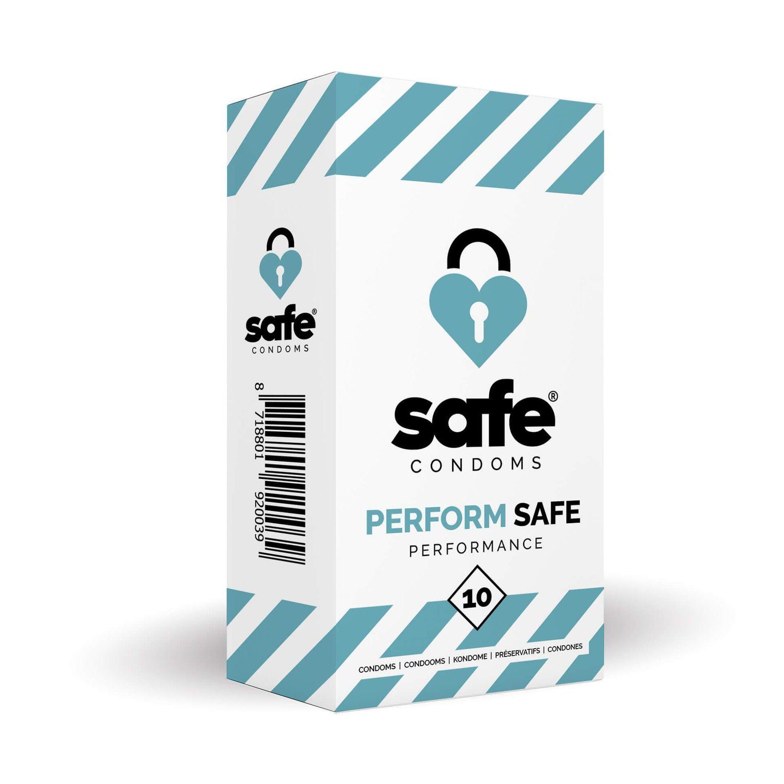Safe Condoms Perform Safe Performance 10 Pack | Ricky®