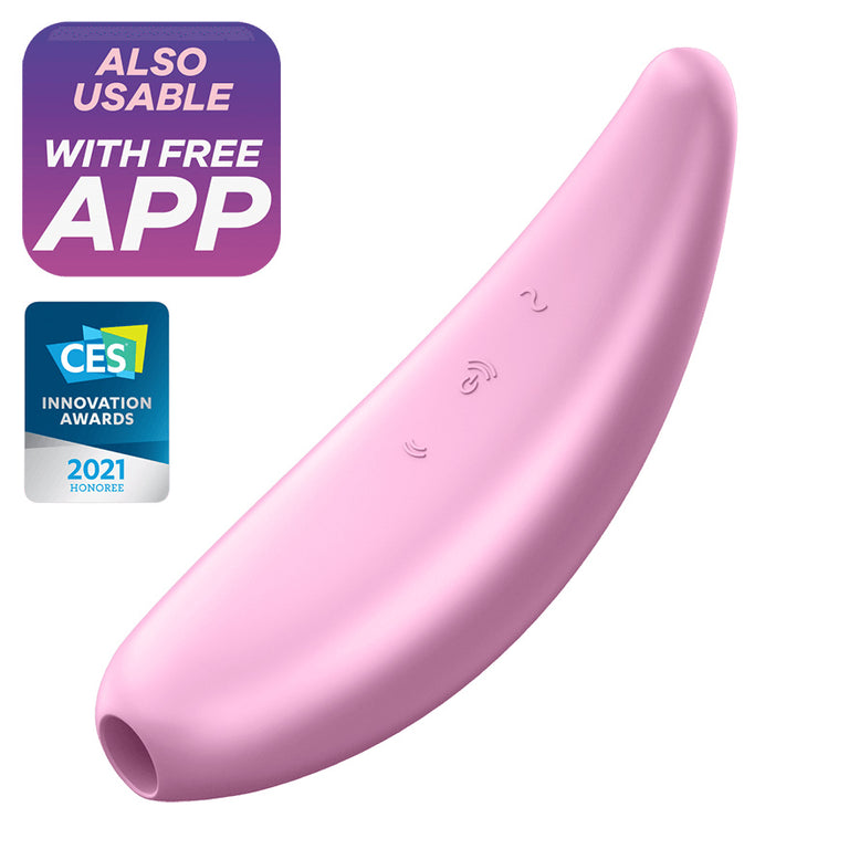Satisfyer Curvy 3 + Air Pulse Stimulator (App Enabled) by Satisfyer on Ricky.com