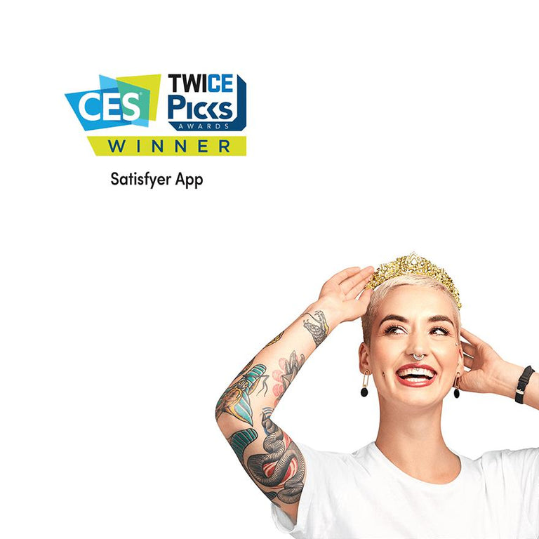 Satisfyer Double Joy Partner Vibrator (App Enabled) by Satisfyer on Ricky.com