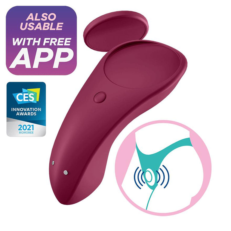 Satisfyer Sexy Secret Panty Vibrator (App Enabled) by Satisfyer on Ricky.com