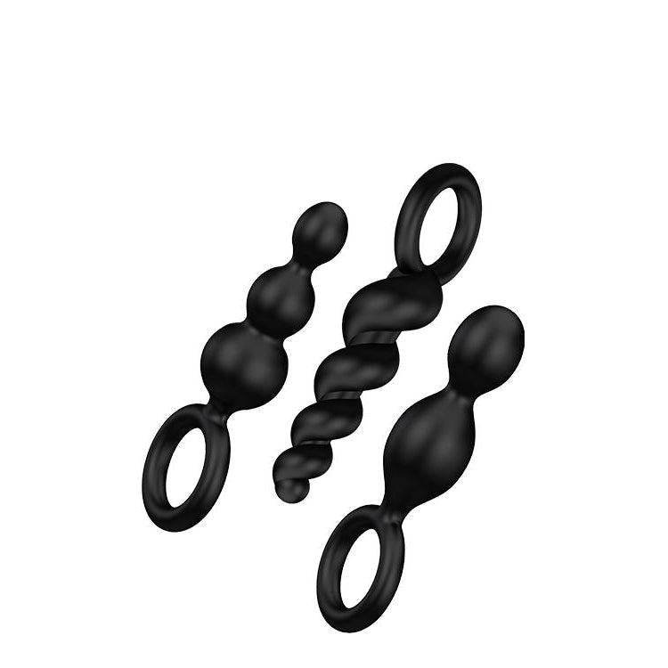 Anal Beginner Silicone Butt Plug Set of 3 by Satisfyer on Ricky.com