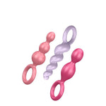 Anal Beginner Silicone Butt Plug Set of 3 by Satisfyer on Ricky.com