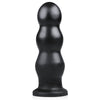 Large Ribbed Butt Plug Suction Base 9.8 Inch