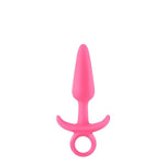 Tapered Silicone Butt Plug with Ring Pull 5 Inch by nsnovelties on Ricky.com