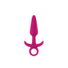 Tapered Silicone Butt Plug Ring Pull 5 Inch