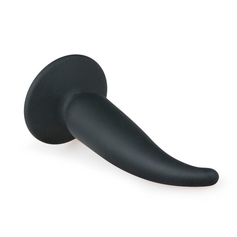 Tapered Silicone Butt Plug with Suction Cup 5 Inch by EasyToys on Ricky.com