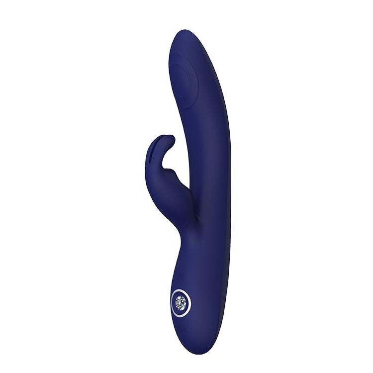 Themis Rechargeable Jewel Pulsating Rabbit Vibrator by Blue Evolution on Ricky.com