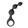 Triple Anal Bead Silicone Plug Grip Ring 6 Inch