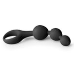 Triple Anal Bead Silicone Plug with Grip Ring 6 Inch by EasyToys on Ricky.com