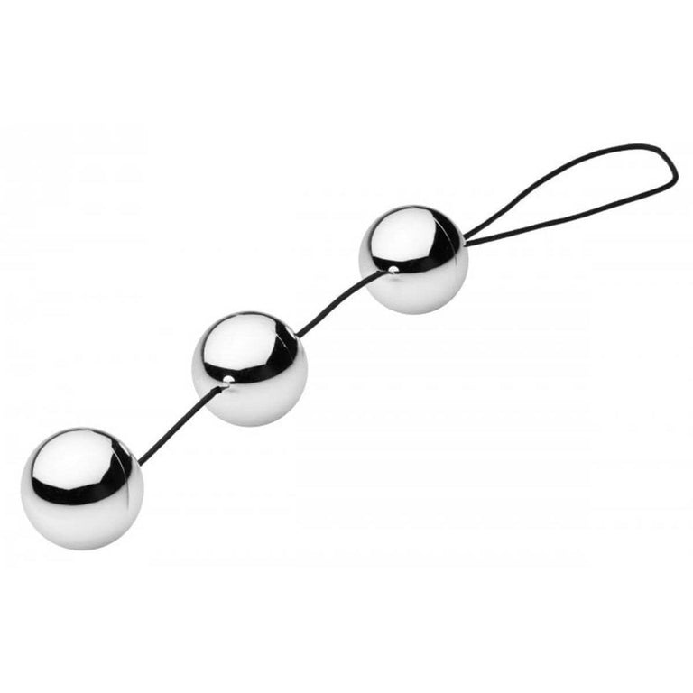 Triple Kegel Balls Silver 73g by Greygasms on Ricky.com