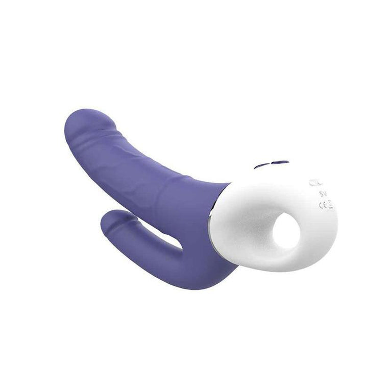 Dual Pleasure Stimulation Dildo - with Loop Handle