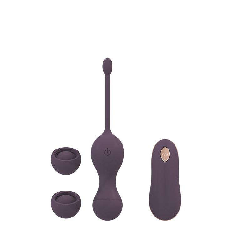 Vibrating Double Kegel Ball Set with Remote Control by Royal Fantasies on Ricky.com