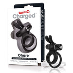 Double Rabbit Rechargeable Cock Ring Vibrator by Screaming O on Ricky.com