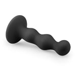 Wavy Anal Prostate Dildo with Suction Cup 4.7 Inch by EasyToys on Ricky.com