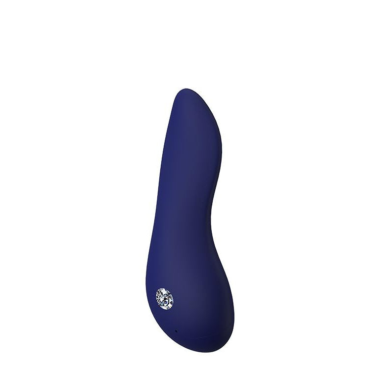 Zelus Rechargeable Jewel Clitoral Pebble Massager by Blue Evolution on Ricky.com